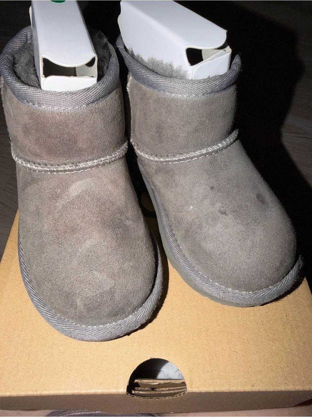 UGG Classic Mini II Suede Boot - Grey (Toddler’s)